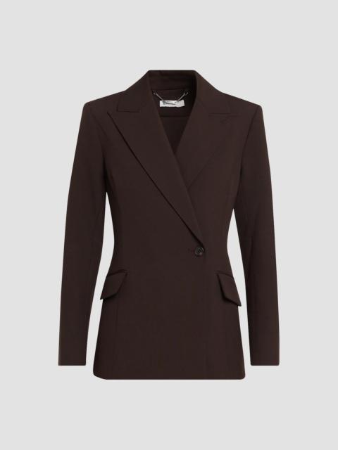 SIMKHAI Women's Surabhi Hourglass Blazer - Chocolate