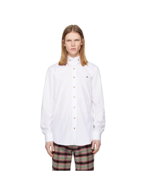 Vivienne Westwood White Two Button Krall Shirt