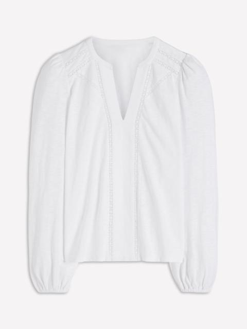 BODEN Poppy Long Sleeve Top-White