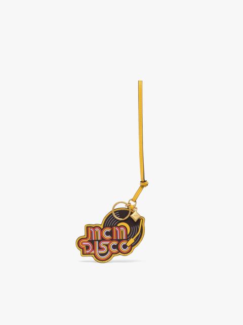 MCM Disco Turntable Charm in Visetos Leather Mix