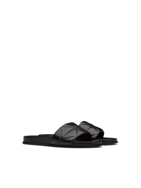 Prada Nappa leather slides