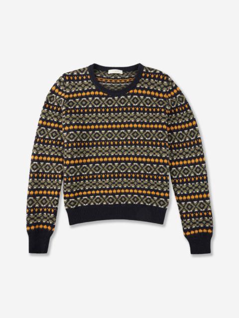 SLOWEAR Regular fit crewneck sweater in wool and Alpaca