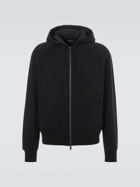 ZEGNA Cotton-blend hoodie