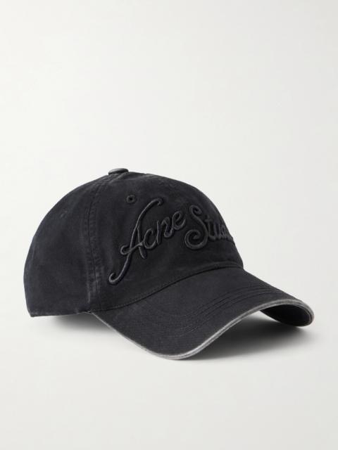 Acne Studios Carliy Venice Logo-Embroidered Cotton Cap