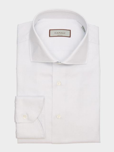 Canali Men's Micro-Structure Dress Shirt