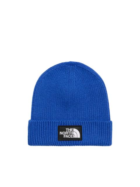 The North Face Logo Box cuffed beanie hat