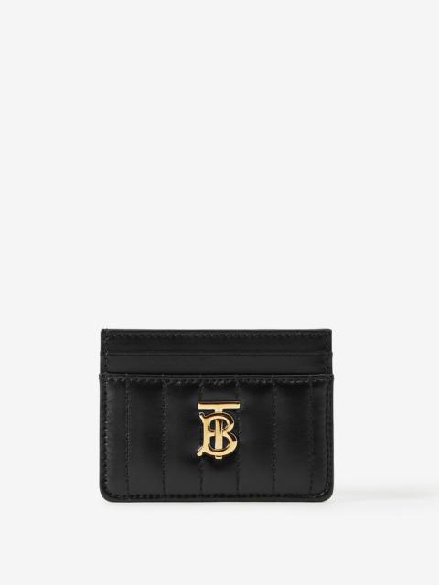 Burberry Quilted Leather Lola Card Case