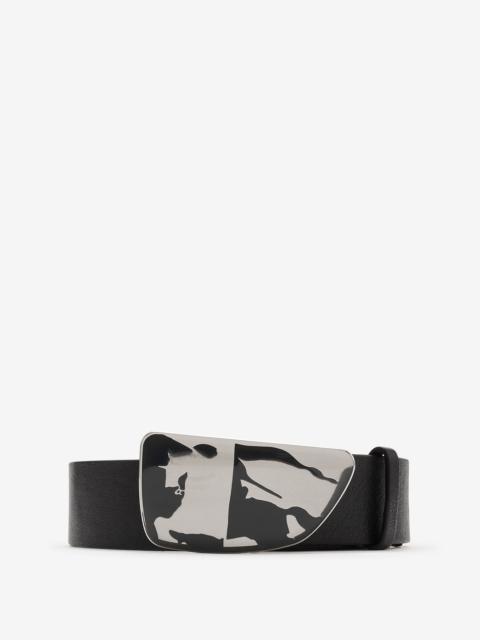 Burberry Leather Shield EKD Belt