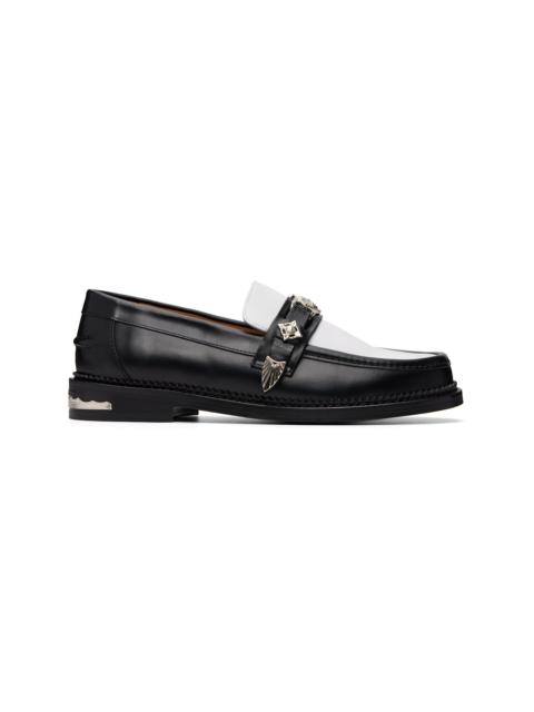 TOGA VIRILIS SSENSE Exclusive Black & White Metal Loafers
