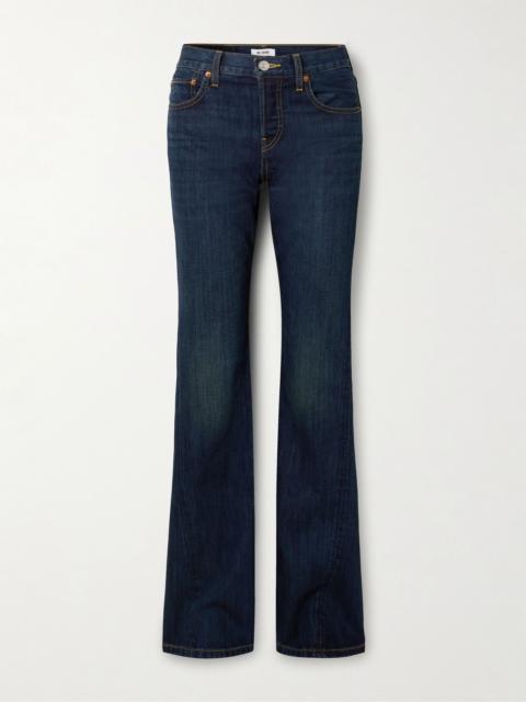 RE/DONE Twisted Mid Rise Bootcut slim-fit jeans Dark denim