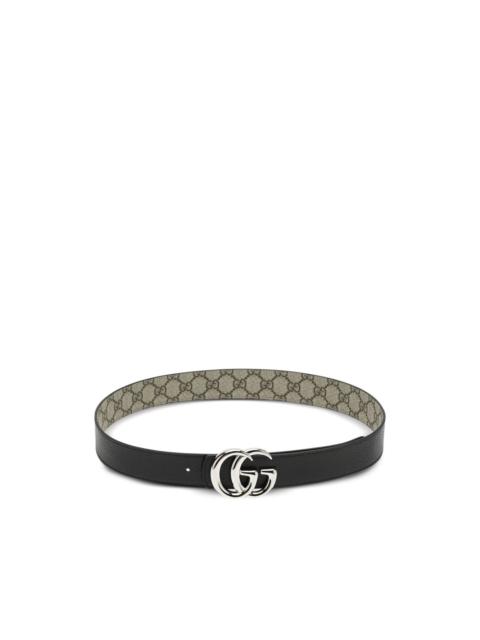 GUCCI GG Supreme leather reversible belt