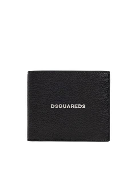 DSQUARED2 logo-plaque leather wallet