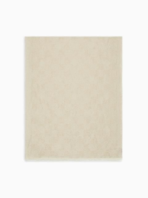 EMPORIO ARMANI STOLE WITH MICRO SEQUINS