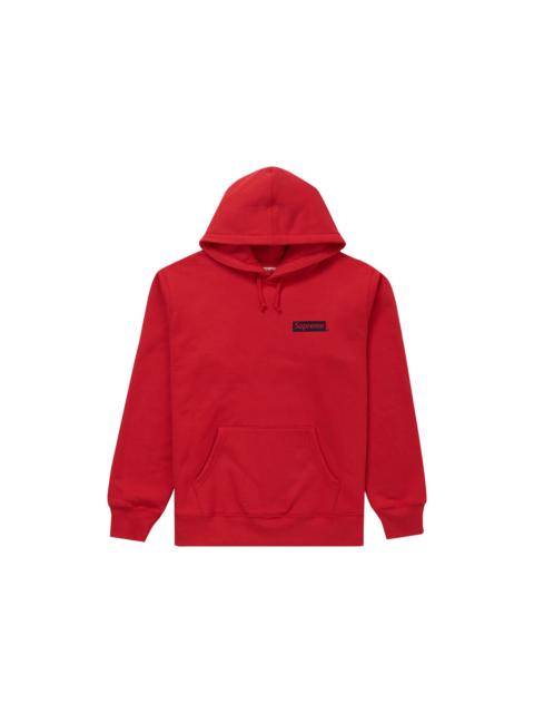 Supreme Stop Crying Hooded Sweatshirt Red