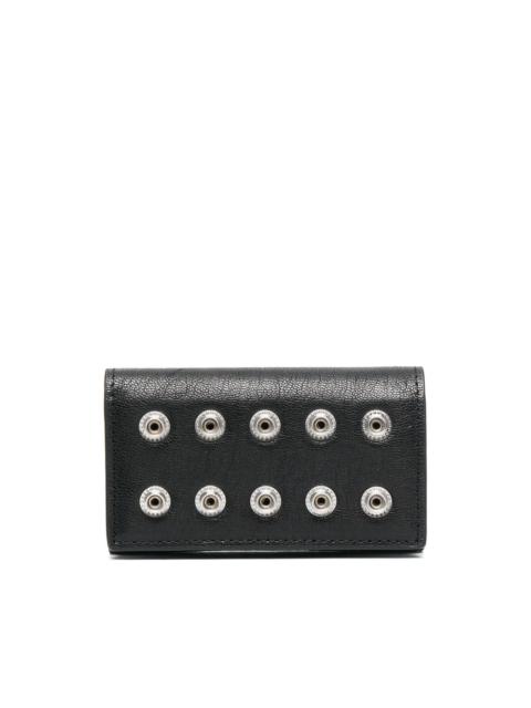 Diesel studded leather wallet