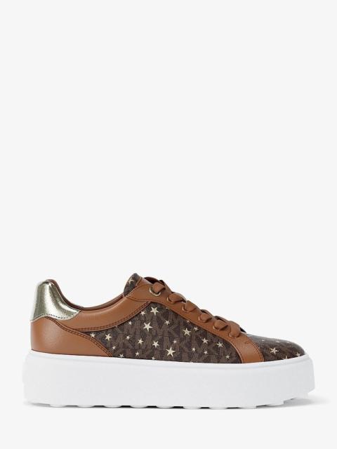 MICHAEL KORS Romey Printed Signature Logo Sneaker
