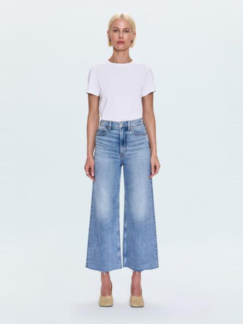 PISTOLA LANA CROP HIGH RISE ULTRA WIDE JEAN - BISTRO