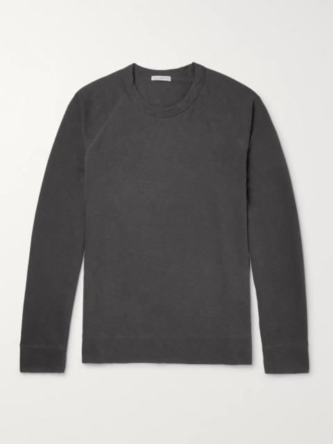 JAMES PERSE Loopback Supima Cotton-Jersey Sweatshirt