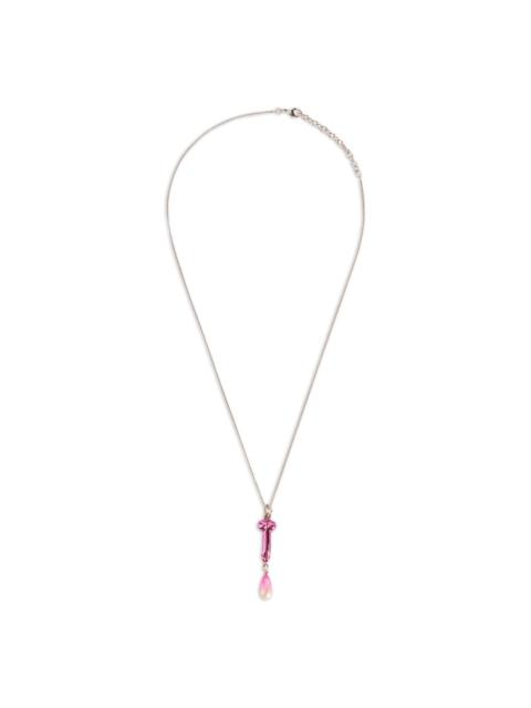VIVETTA crystal-embellished drop necklace