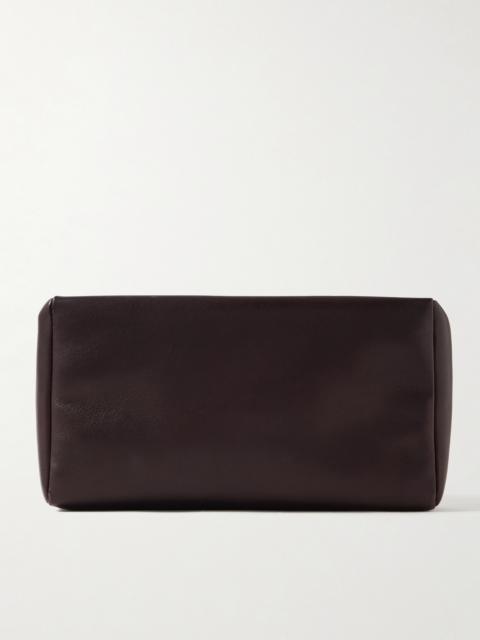 The Row Leather Clutch