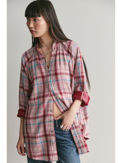 FREE PEOPLE We The Free Summer Daydream Plaid Tunic