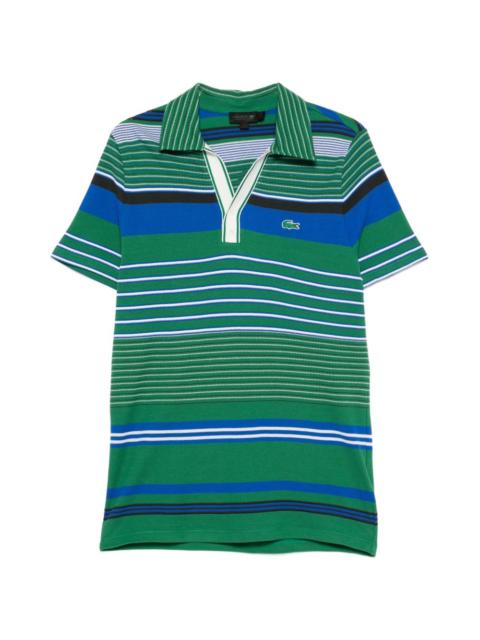 LACOSTE striped polo shirt