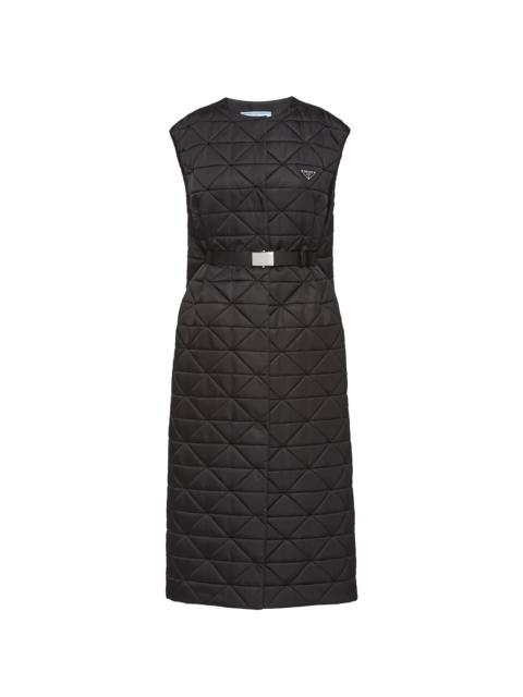 Prada Re-Nylon Gabardine sleeveless trench coat