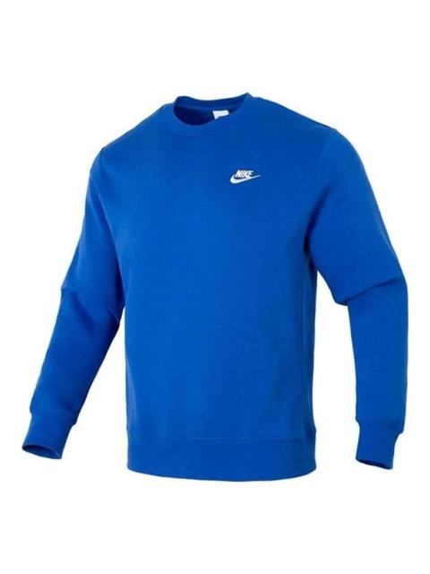 Nike Nike Club Crew Neck Sweatshirt 'Blue' BV2663-480