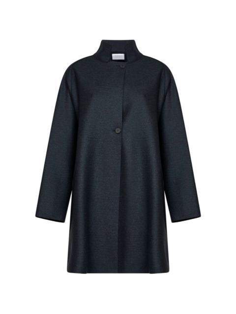 Harris Wharf London high-neck raglan-sleeve coat