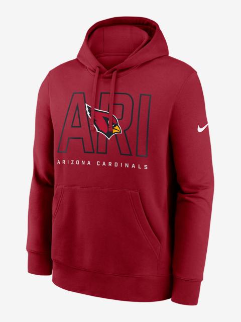 Nike Arizona Cardinals Busted Play Club Men's Nike NFL Pullover Hoodie