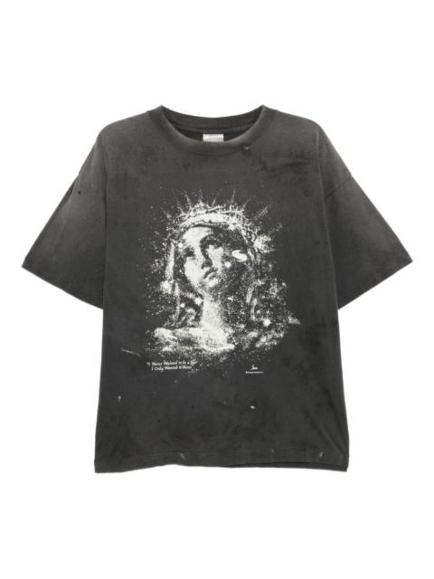 SAINT M×××××× graphic-print T-shirt