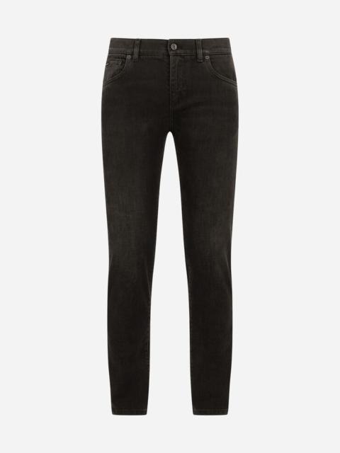 Dolce & Gabbana Black wash skinny stretch jeans