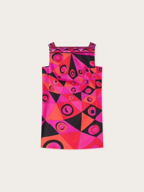 PUCCI OCCHI PRINT SILK DRESS
