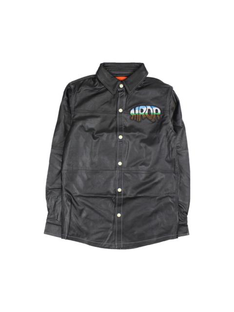 Who Decides War MRDR Leather Work Shirt 'Black'