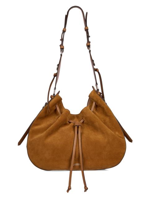 Isabel Marant Women's Bolton Suede Hobo Bag - Cognac