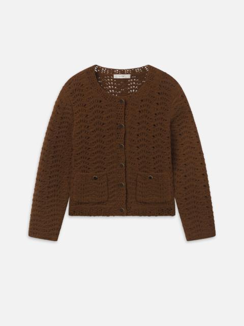 FRAME The Chevron Knit Cardi