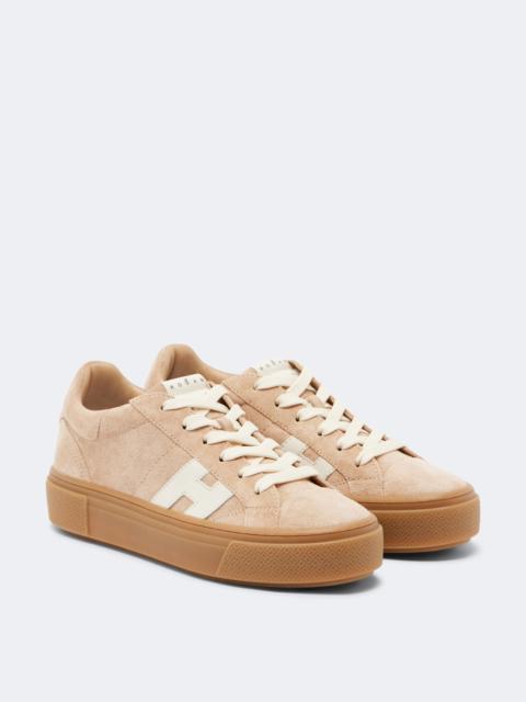HOGAN Crosswind suede platform sneakers