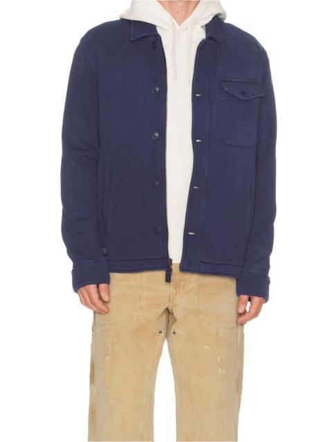 NILI LOTAN Polo Ralph Lauren Heavy Weight Fleece Garment Dyed Deck Jacket
