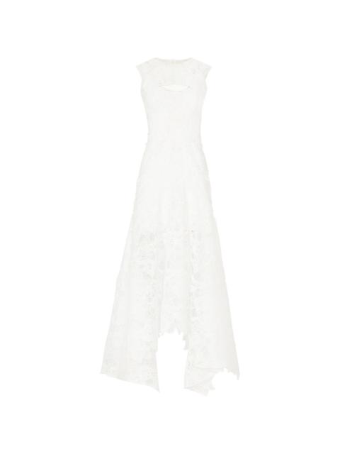 COSTARELLOS Janica lace asymmetric dress