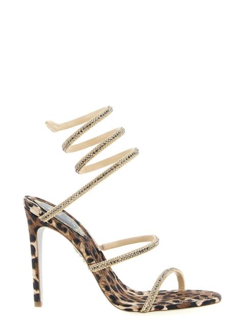 RENE CAOVILLA 'Cleo Leopard' Sandals
