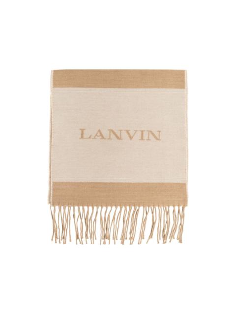 Lanvin fringed scarf
