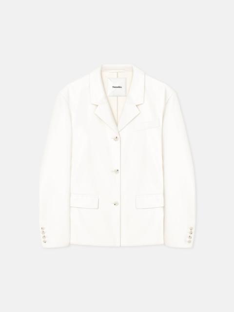 Nanushka Belted Okobor™ Alt-Leather Blazer