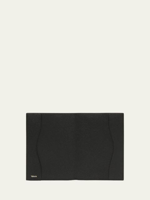Valextra Men's Leather Passport Cover