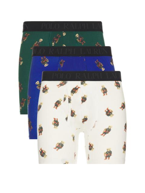 Polo Ralph Lauren 3 Pack Boxer Brief in Multi Bear Print