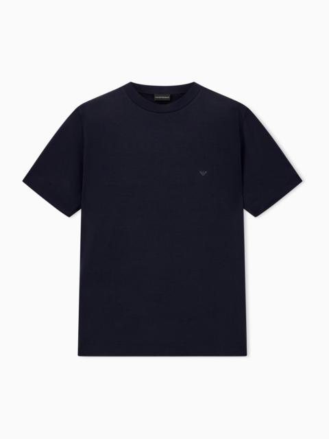 EMPORIO ARMANI TRAVEL ESSENTIAL LYOCELL BLEND JERSEY T-SHIRT