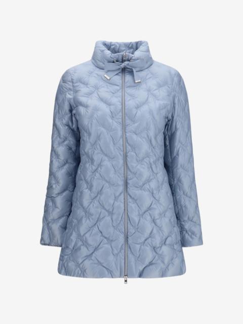 Herno midi quilted high-neck jacket