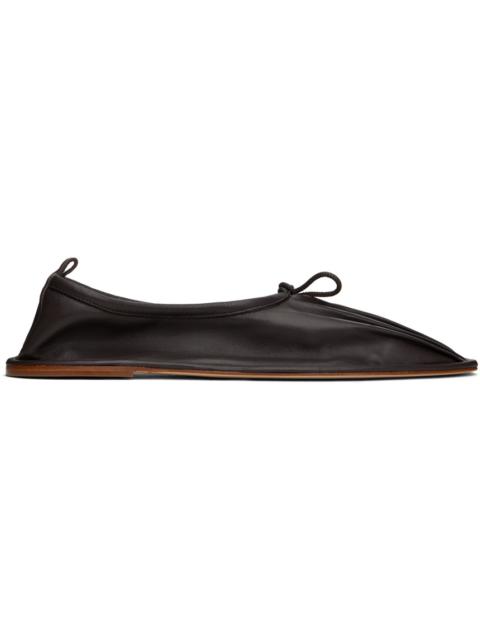 HEREU Brown Puntera Slippers