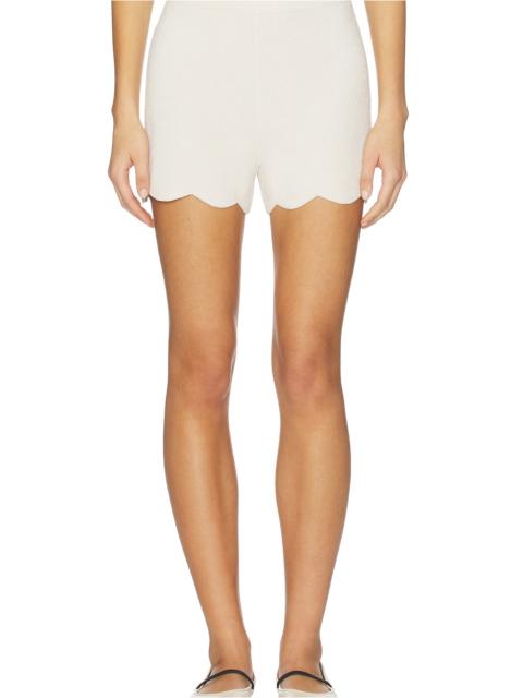 Barefoot Dreams CozyChic Ultra Lite Scallop Short