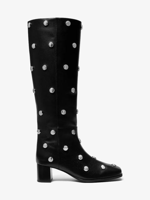 MICHAEL KORS Matilda Flex Studded Leather Boot
