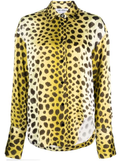 THE ATTICO Kota leopard 인쇄 셔츠
